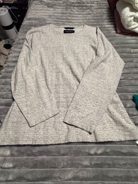 Wings + Horns Heather Gray Crewneck Sweater
